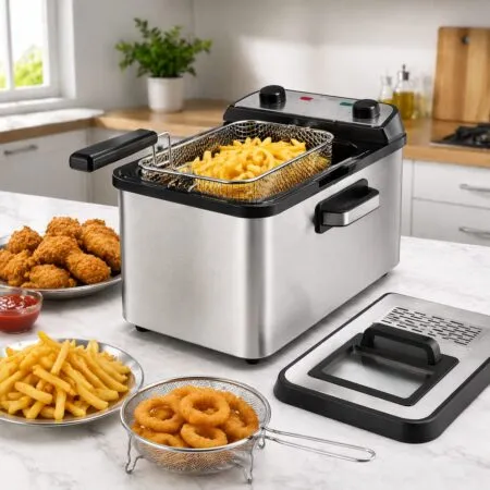 Friteuse inox Electrique 4.2L 3250W Tirexx Original FRTX2000