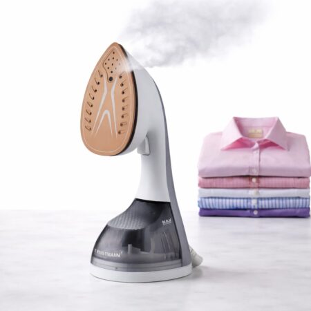 Fer a Repasser et Defroisseur 2 en avec Technologie Ceramique 1600W Trustmann TM-GS-001 couleur gris