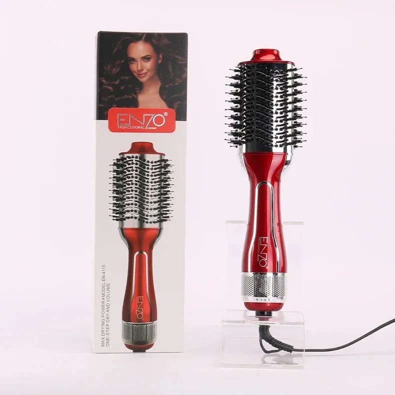Brosse soufflante One Step Professional 1000W ENZO Original EN-4115 Rouge