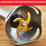 BRAS MIXEUR COFFRET 1000W AVEC 4 ACCESSOIRES ET LAMMES powelix MOULINEX Original DD94L810 – خلاط كهربائي مولينكس 1000 واط DD94L810