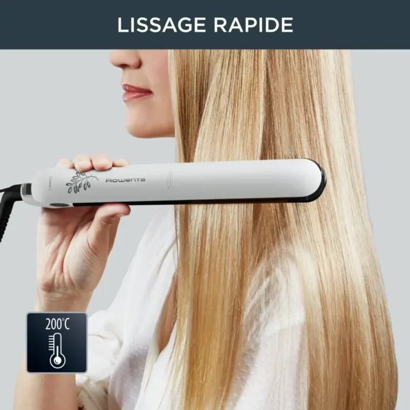 Lisseur À Cheveux 200°C Avec Plaques En Céramique Rowenta Original SF1628F0