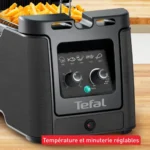 Friteuse classique Tefal Origial Clear Duo Friteuse, Moins de fumee et d'odeurs,Noir, FR600810 – قلاية هوائية تيفال أسود FR600810