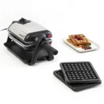 Gaufrier Électrique 1200W Professionnel Avec Thermostat Réglable Et Plaques Amovibles Tefal WM756D12 – آلة الحلويات تيفال 1200 واط WM756D12
