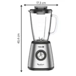 blender Moulinex 800W - 6 vitesses - 1,75L Moulinex original LM439D10 – خلاط كهربائي مولينكس 1.75 لتر 800 واط LM439D10