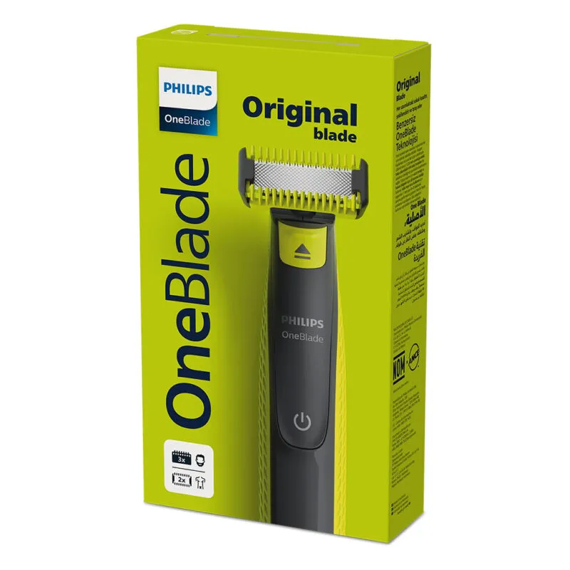 Tondeuse Rasoir Électrique 3En1 Visage/Corps OneBlade Philips Original QP1624/10