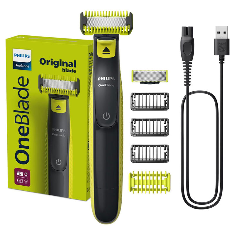 Tondeuse Rasoir Électrique 3En1 Visage/Corps OneBlade Philips Original QP1624/10