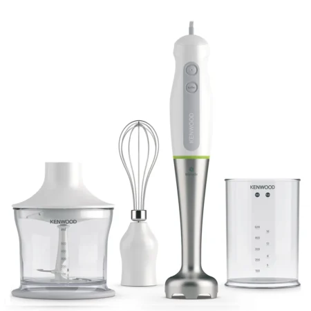 Hand Blender Kenwood original Triblade with Chopper & Whisk 600W - HDP109WG