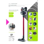 Aspirateur sans fil KENWOOD original 22.2 V 160W Aspirateur balai vertical 2 en 1 SVM12 Rouge – مكنسة كهربائية كينوود 160 واط أحمر