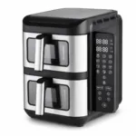 Airfryer inox double stack Digital 11L 2800W Avec Fenêtre Visible Schalleng AMB-33AF – قلاية هوائية 11 لتر 2800 واط إينوكس AMB-33AF