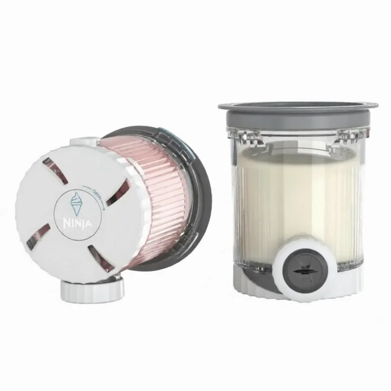 Machine a Glace et Sorbetière, 13 modes, Machine a glaces l’italienne Intégré, Avec 2 pots, Pièces Amovibles Lavables au Lave-Vaisselle, Gris platine NINJA CREAMi Scoop et Swirl Original NC701EU – Image 5
