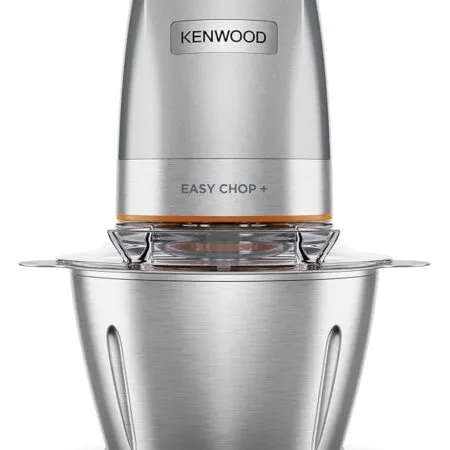 Hachoir inox Électrique 500W Avec Bol Inox 0.6L Et 4Lames Kenwood Original CHP62.700SI