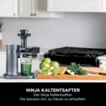 Extracteur De Jus À Froid Avec Technologie Cold Extraction Moteur Puissant Et Contrôle De Pulpe Ninja JC151EU – عصارة كهربائية نينجا JC151EU