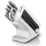 Ensemble de 6 couteaux Ninja StaySharp en acier inoxydable avec affûteur intégré, K62006EUWH – أدوات المطبخ نينجا K62006EUWH