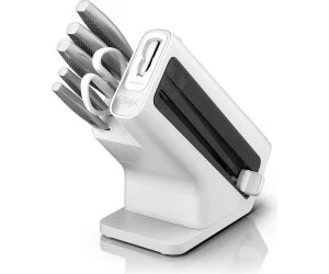 Ensemble de 6 couteaux Ninja StaySharp en acier inoxydable avec affûteur intégré, K62006EUWH