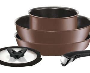 Set De Cuisine 5Pcs Casseroles Avec Poignée Amovible Antiadhésif Ingenio Expertise Tefal L6919093