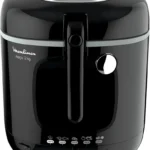 Friteuse Moulinex Original Classique Mega XXL, 2Kg, 1800W, Inox/Noir - AM480870 – قلاية هوائية مولينكس 1800 واط أسود إينوكس AM480870