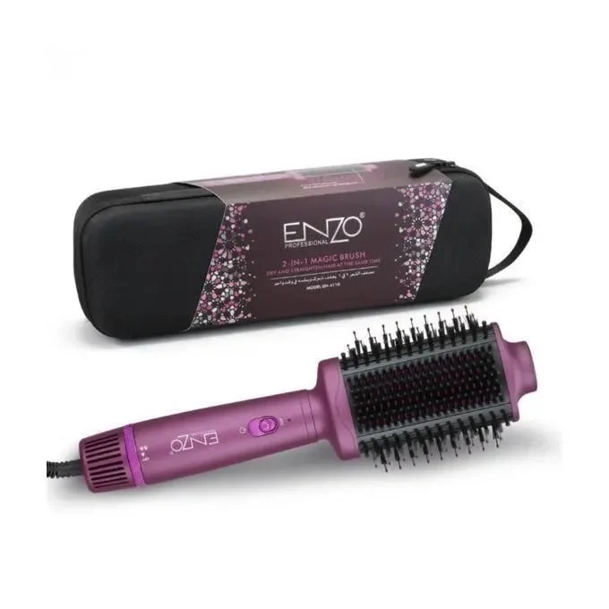 Brosse soufflante Professional 1500W 2 en 1 ENZO Original EN-4110 rose