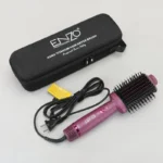 Brosse 2 en 1 - Brosse soufflante et Brosse Lissante Professional 1500W 2 en 1 ENZO Original EN-4110 rose – مكواة شعر إنزو 1500 واط وردي EN-4110