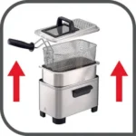 FRITEUSE SEMI-PROFESSIONNELLE TEFAL original -3 L-2200 W- EASY PRO PREMIUM FR338070 – قلاية هوائية تيفال 3 لتر 2200 واط FR338070