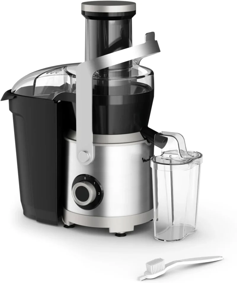 Maison / Cuisine Centrifugeuse De Fruits Et Légumes 0.8L 1000W Avec Large Ouverture 85Mm Et Système Anti-Goutte Nutri XXL Moulinex JU660D30