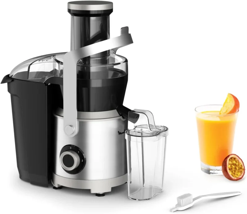 Maison / Cuisine Centrifugeuse De Fruits Et Légumes 0.8L 1000W Avec Large Ouverture 85Mm Et Système Anti-Goutte Nutri XXL Moulinex JU660D30