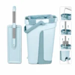 Balai clean magique 2 en 1 avec 2 Recharge Cleantex BM0370 Vert – آلة تنظيف كلينتكس أخضر BM0370
