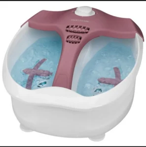 Appareil De Massage Et Bain De Pieds ProfiCare pc-fm3027 Blanc_Bordeaux