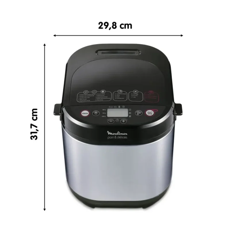 Machine À Pain 20 Programmes 720w Pain And Délices Moulinex OW240E30