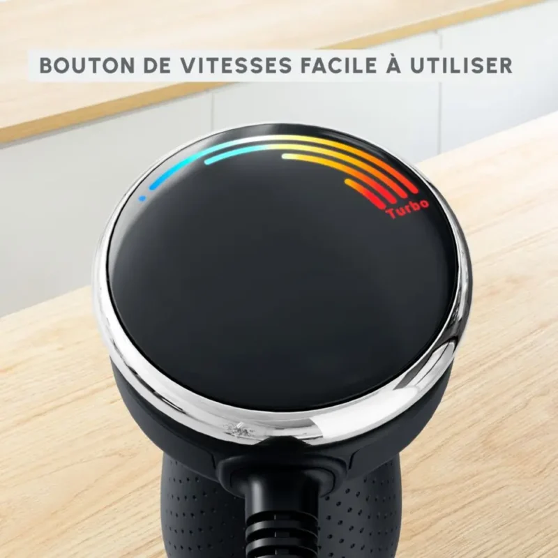 Mixeur Plongeant 1000W Avec Technologie Powelix Et 20 Vitesses Quickchef+ Moulinex DD673810