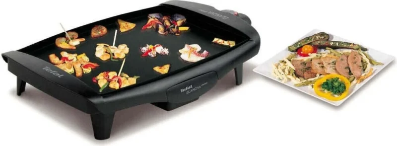 Plancha Compact Electrique ,45x30x9 cm 1800W CB500512 NOIR