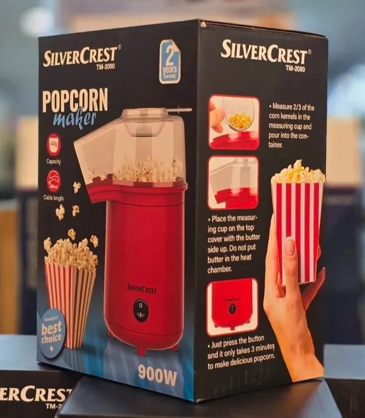 Machine a popcorn 40G 900W SilverCrest TM-2090