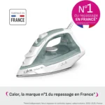 Fer À Repasser À Vapeur 2000W 240mL Avec Chauffe Rapide 30s Et Semelle Céramique Calor FV2C42C0 – مكواة كالور 2000 واط سيراميك FV2C42C0
