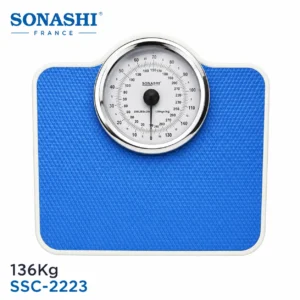 Pèse Personne mécanique 136Kg SONASHI SSC-2223 Bleu