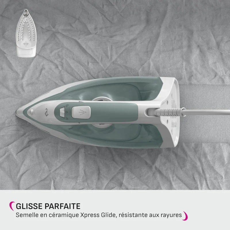 Fer À Repasser À Vapeur 2000W 240mL Avec Chauffe Rapide 30s Et Semelle Céramique Calor FV2C42C0