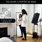 Défroisseur Vapeur Et Fer À Repasser 2En1 2170W 200g/min Avec Planche Intelligente À 3Positions Et Technologie Smart Protect Ixeo Power Calor QT2020C0 – مكواة كالور 2170 واط QT2020C0