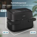 PHILIPS Airfryer 1000-serie Dual Basket-7,1 L - NA154/00 – قلاية هوائية فيليبس 7.1 لتر NA154