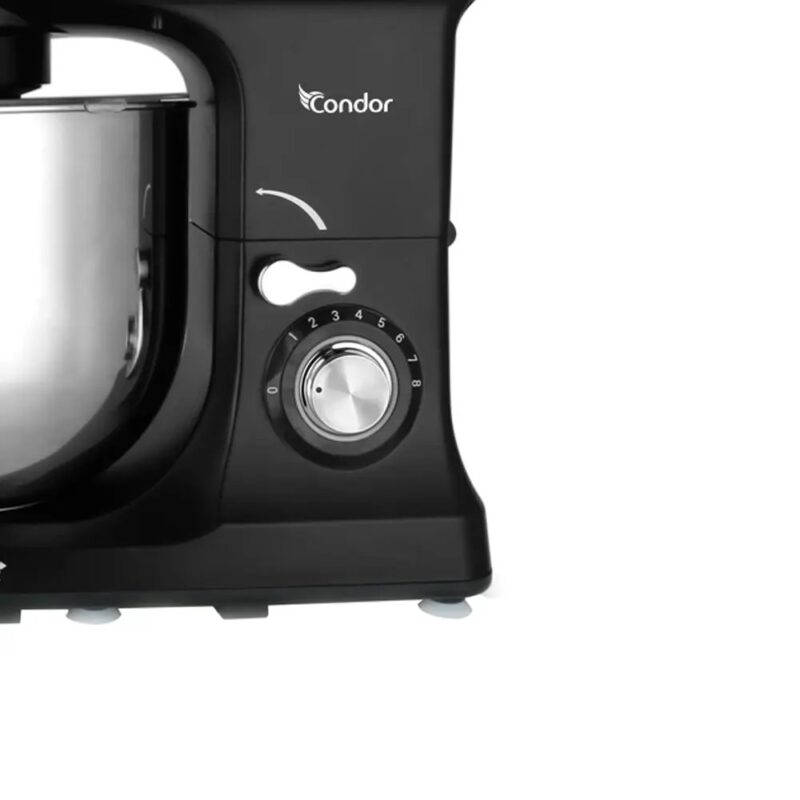 Pétrin CONDOR POWER MIX Double Crochet 8L-1600W -PT-PXU2N- Noir