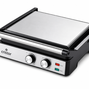Panineuse & Grille Electrique Cristor 2000W Noir inox KGL610XB