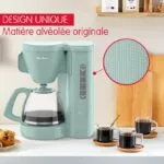 Cafetière Filtre MOULINEX Eucalyptus-Jusqu’à 12-15 tasses-1.25L-1000W- FG2M1310 – آلة قهوة مولينكس 1.25 لتر 1000 واط FG2M1310