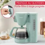 Cafetière Filtre MOULINEX Eucalyptus-Jusqu’à 12-15 tasses-1.25L-1000W- FG2M1310 – آلة قهوة مولينكس 1.25 لتر 1000 واط FG2M1310
