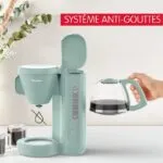 Cafetière Filtre MOULINEX Eucalyptus-Jusqu’à 12-15 tasses-1.25L-1000W- FG2M1310 – آلة قهوة مولينكس 1.25 لتر 1000 واط FG2M1310