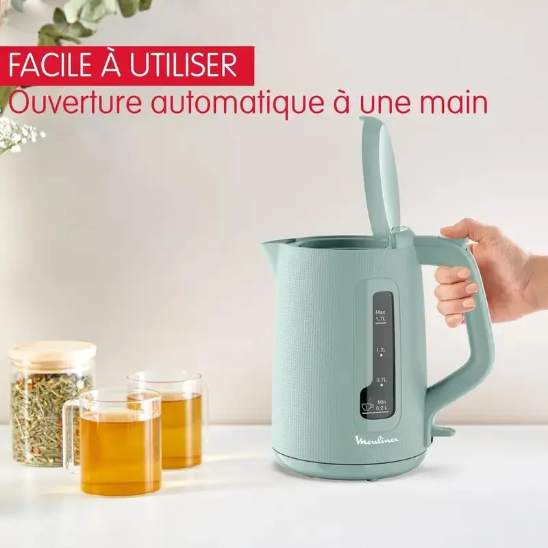 Bouilloire MOULINEX Morning 1.7L -Eucalyptus BY2M1310