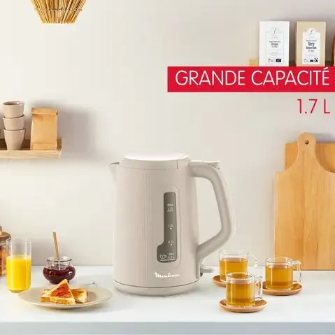 Bouilloire MOULINEX Morning 1.7 L- 2400 W -BY2M0B10