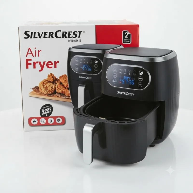 Friteuse SilverCrest 7 litres 1800 w 1 bacs Airfryer DF7006TK-N