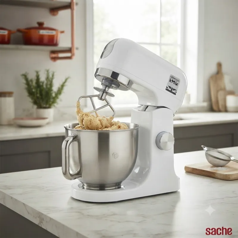 Robot pâtissier Kenwood kMix– 1000 W, Bol 5 L, KMX750AW