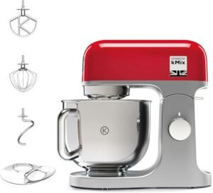 Robot pâtissier KENWOOD 1000 W - 5 L-KENWOOD KMX750RD rouge