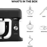 Robot Pétrin Professionnel 1000W Bol 5L Et Fonctions Planetaires kMix Kenwood KMX751ABK noir – عجانة كهربائية كينوود 5 لتر 1000 واط أسود KMX751ABK