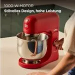 Robot Pétrin Professionnel 1000W Bol 5L Et Fonctions Planetaires kMix Kenwood KMX751ARD rouge – عجانة كهربائية كينوود 5 لتر 1000 واط أحمر KMX751ARD