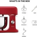 Robot Pétrin Professionnel 1000W Bol 5L Et Fonctions Planetaires kMix Kenwood KMX751ARD rouge – عجانة كهربائية كينوود 5 لتر 1000 واط أحمر KMX751ARD