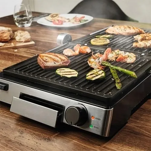 Panineuse et Grill 2 en 1 inox 2000W SilverCrest HRG1016